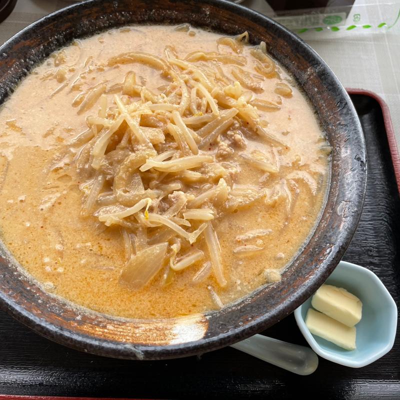 酒粕バターラーメン(ゆったりの郷 )