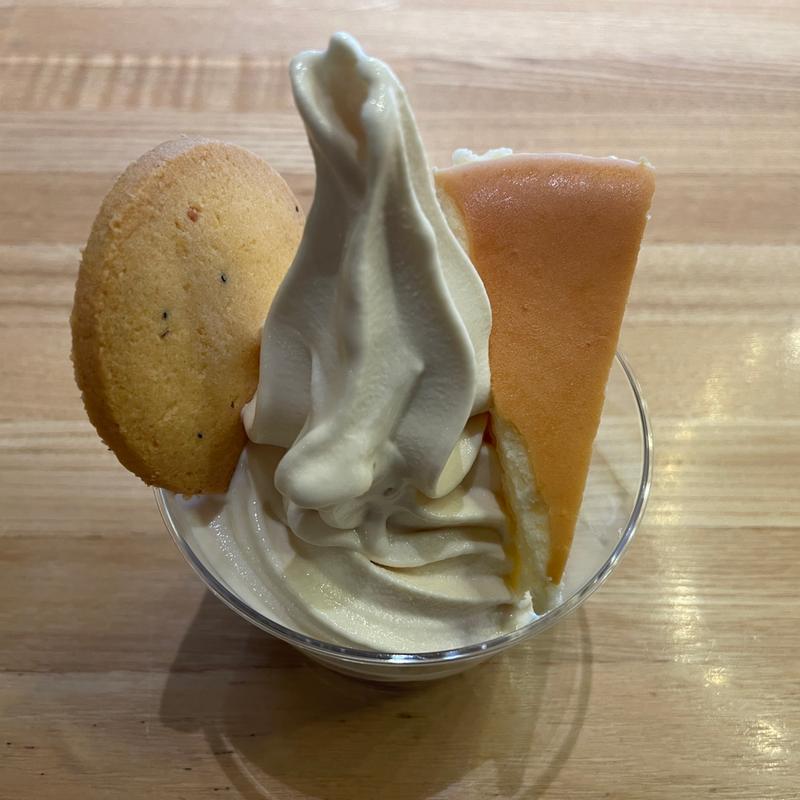 ソフトクリームサンデー(チーズガーデン 那須本店)