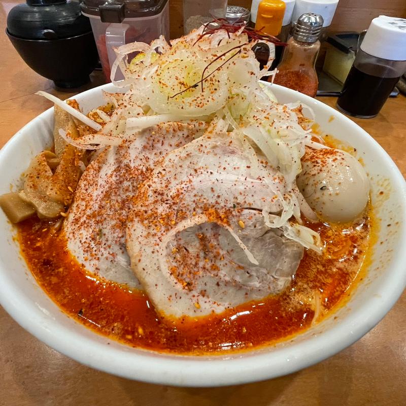 極上激辛ラーメン(節 本八幡店 （【旧店名】九州大牟田柳屋ラーメン）)