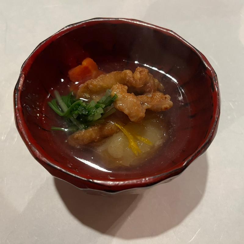 蕪と鴨ロース(多満喜)