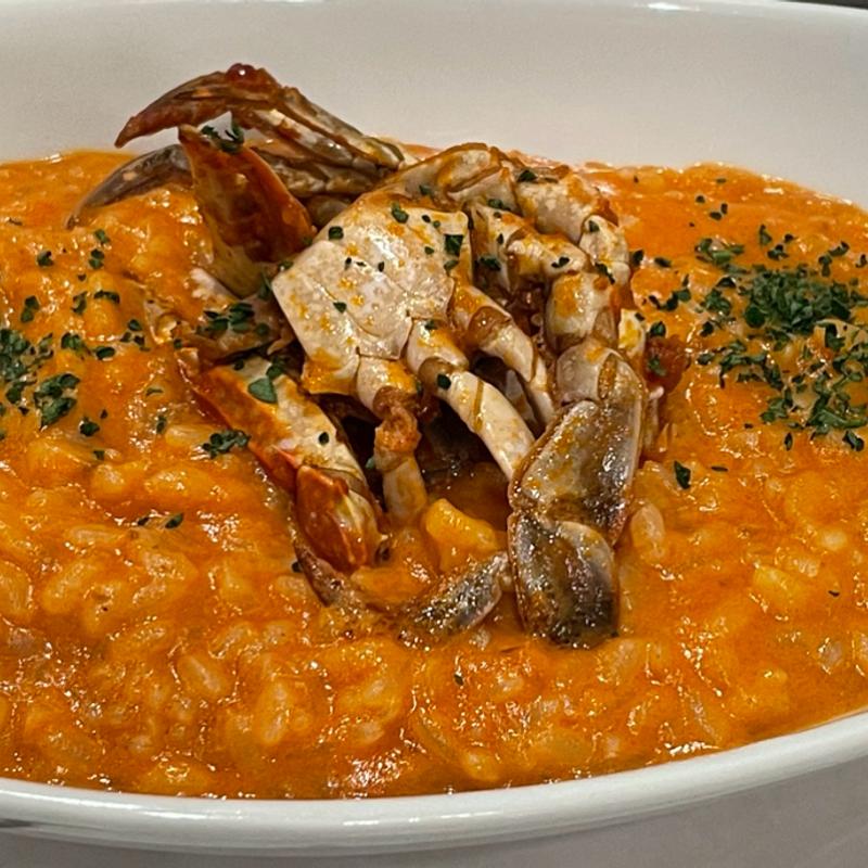 ワタリガニのトマトソースリゾット(俺のフレンチ KAGURAZAKA)
