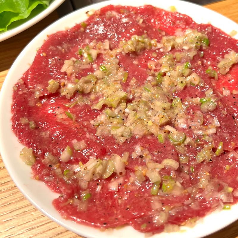 ねぎタン　黒タン先(ビーフキッチン 中目黒本店)