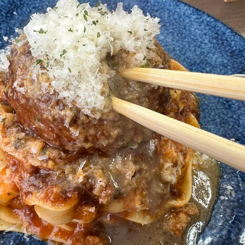 ふじやまハンバーグボロネーゼ(たべるらキッチン)