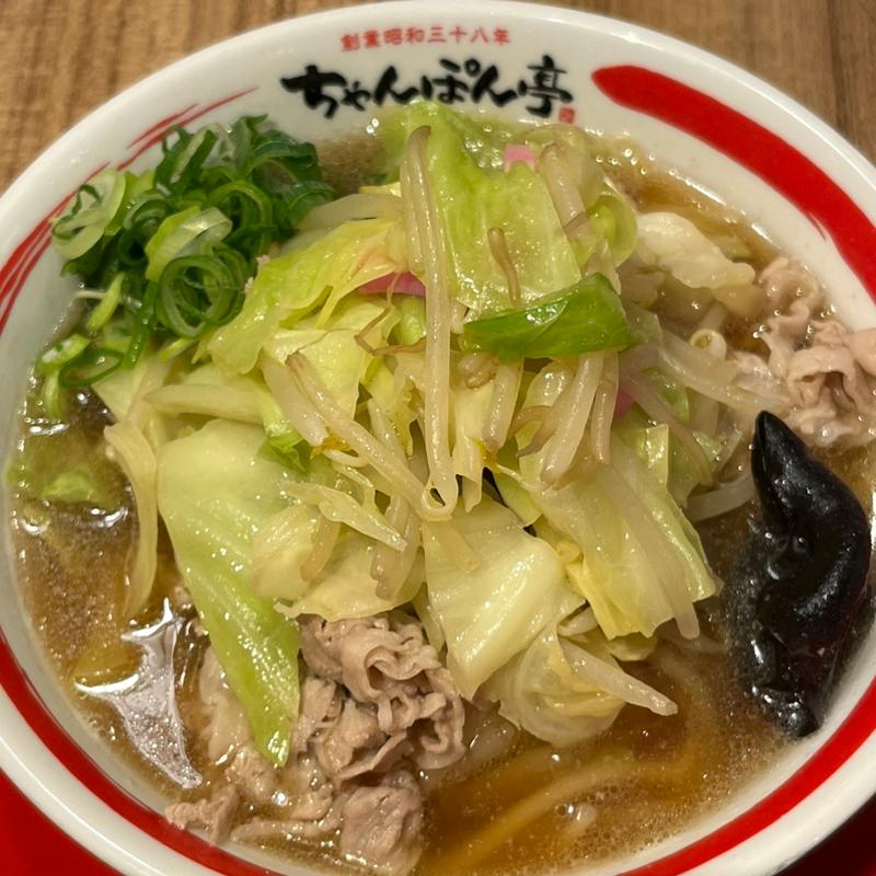 近江ちゃんぽん並盛(ちゃんぽん亭総本家 淡路町店)