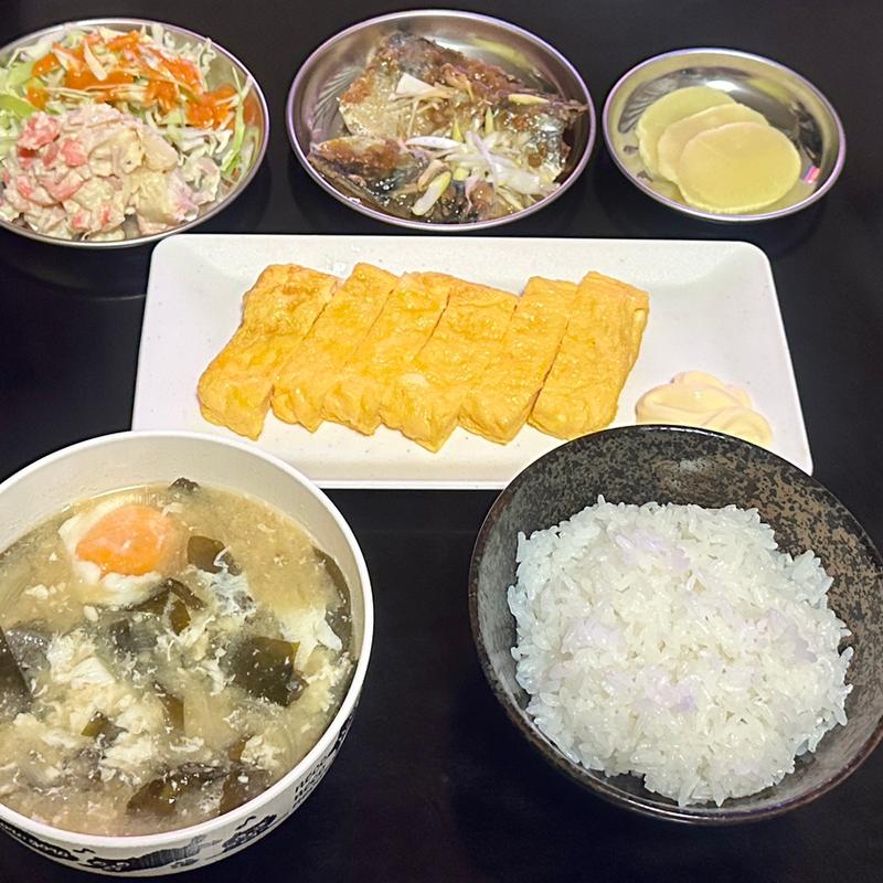 玉子焼き定食(ベルクス 東墨田店)