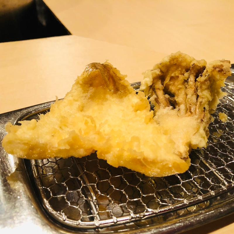 鱚、舞茸_おまかせ天ぷら(天ぷら 天友 )