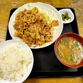 豚肉七味炒め定食(食事処・志野)