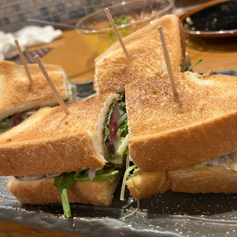 しめさばサンド(マツタケ食堂 )