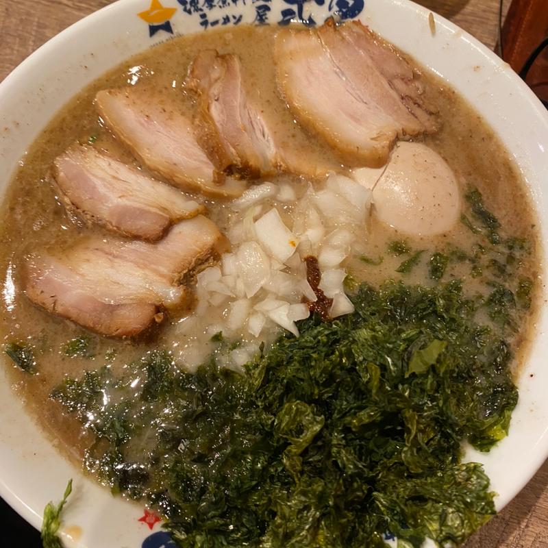 煮干しラーメン(濃厚煮干しラーメン 麺屋 弍星 六甲道店)