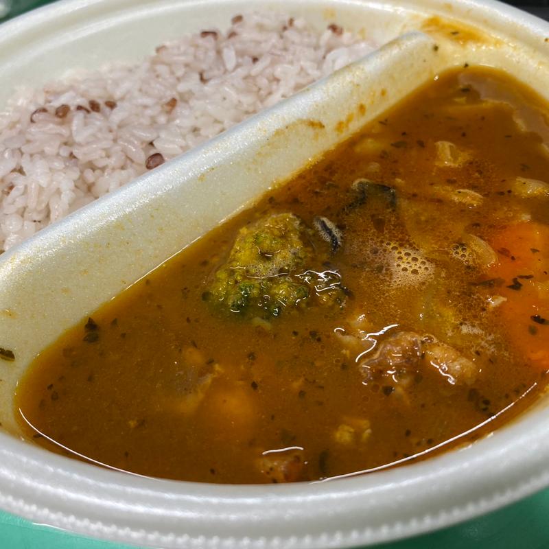 海老香るスープカレー 赤米入り(北海道スープカレー Suage 池袋店)