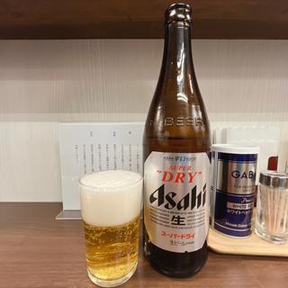 瓶ビール(中華そば麦笑)