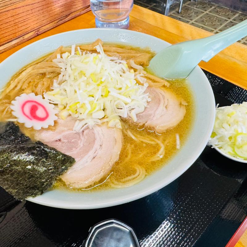 手打ち中華そば(細麺に変更)＋メンマ(中華そば 香十)