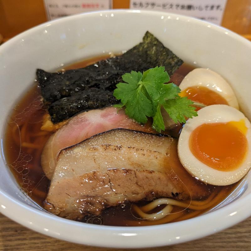 特製鶏醤油らぁ麺(百年本舗 沖縄西原店)