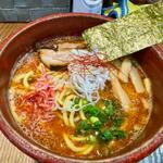 海老味噌ラーメン(麺屋たつみ喜心 狭山店)