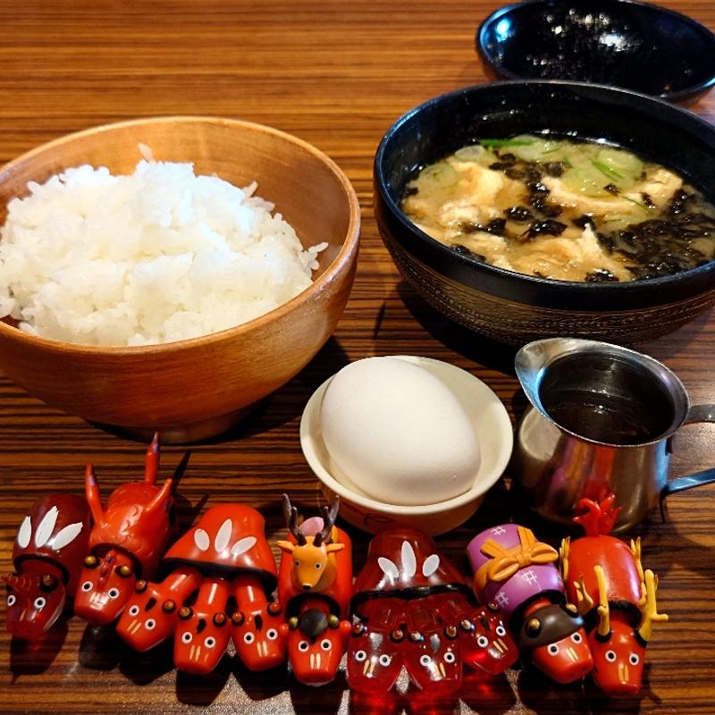 卵かけご飯(びっくりドンキー桑野店)