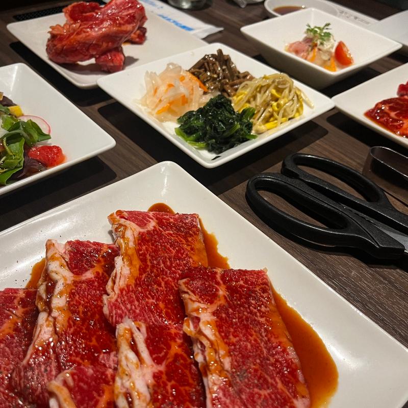 焼肉食べ放題(国産牛焼肉食べ放題 あぶりや 梅田店)