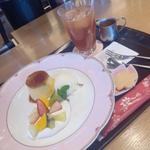 プリンアラモード(桜珈琲 松原店)