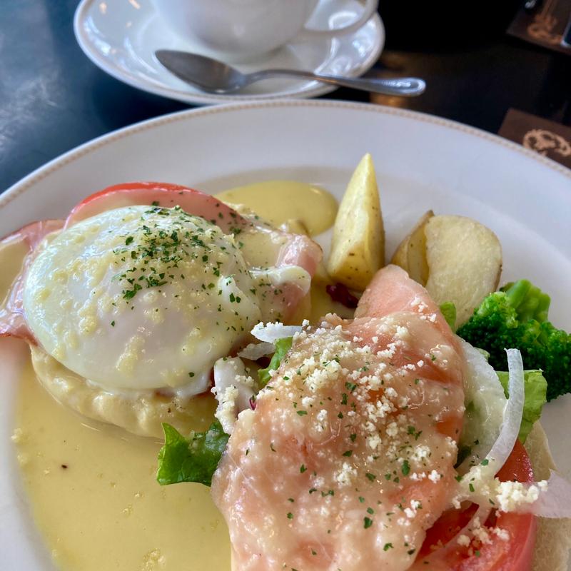 モーニングセット(エッグベネディクト)(サンマルク 京都伏見店 （SAINTMARC）)