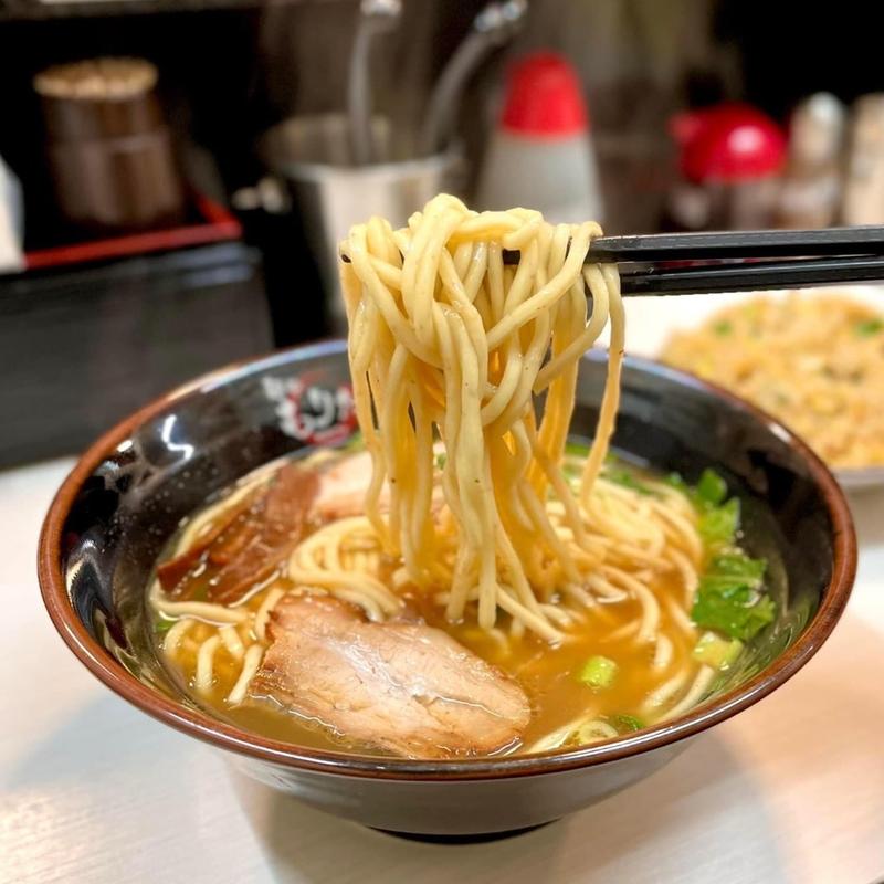 中華そば(太麺)(麺や もりた)