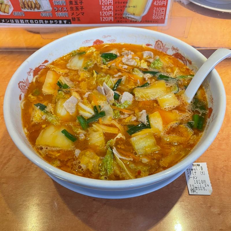 天理スタミナラーメン(大盛り)(天理スタミナラーメン 平城店 )