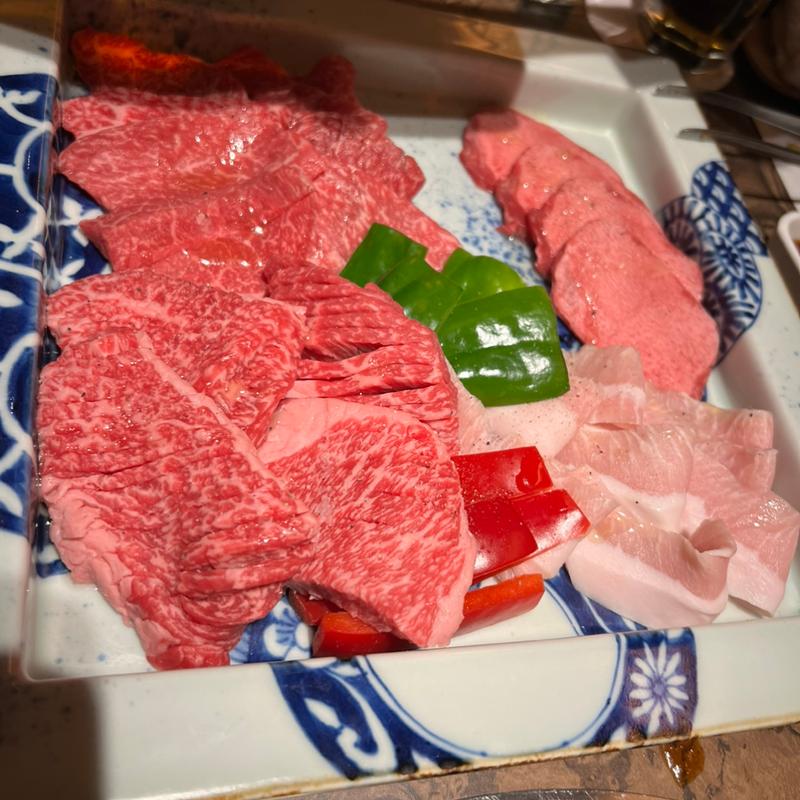 4種盛り(東京焼肉 平城苑 浅草総本店)
