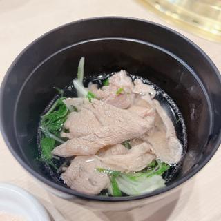 和牛出汁しゃぶ(焼肉ヒロミヤ四谷4号店)