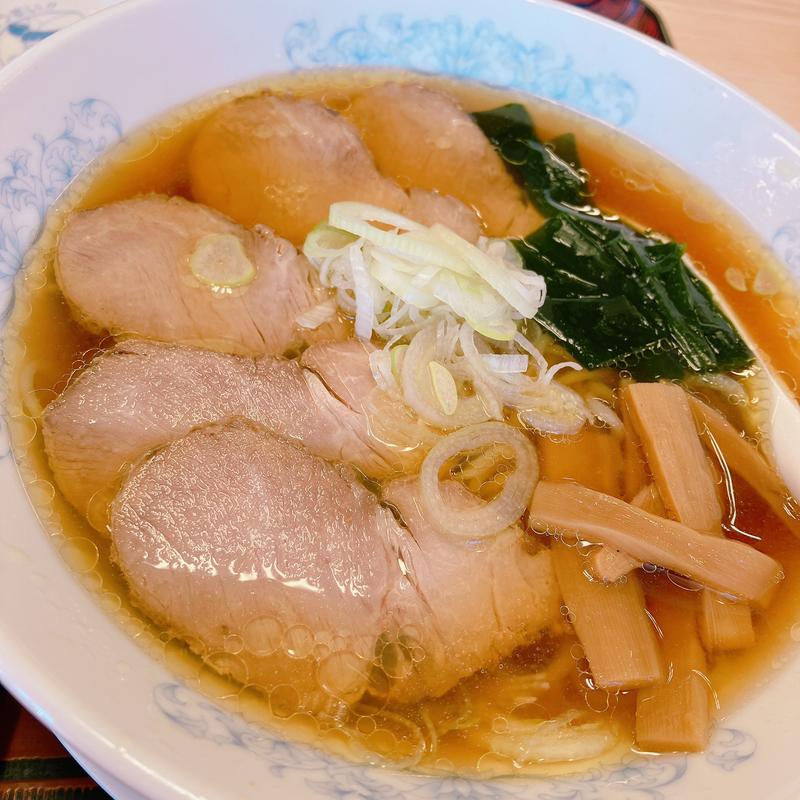 チャーシュー麺(ぎょうざの満洲 所沢東口店)