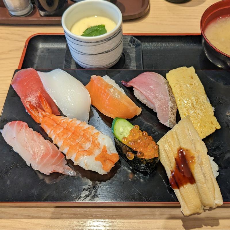 日替わり寿司御膳A(大起水産 回転寿司 八尾店)