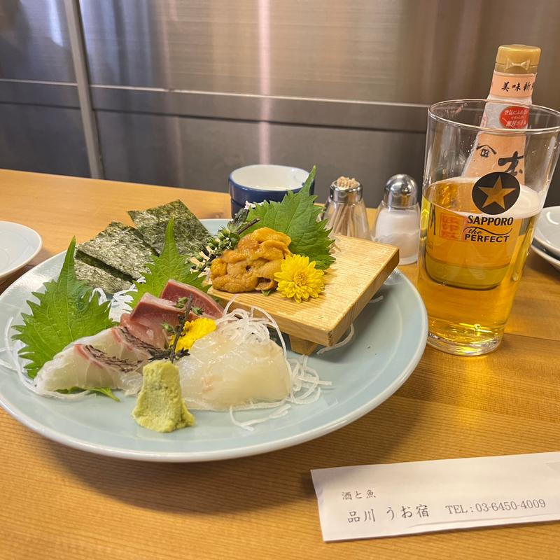 刺身盛り(品川　うお宿)