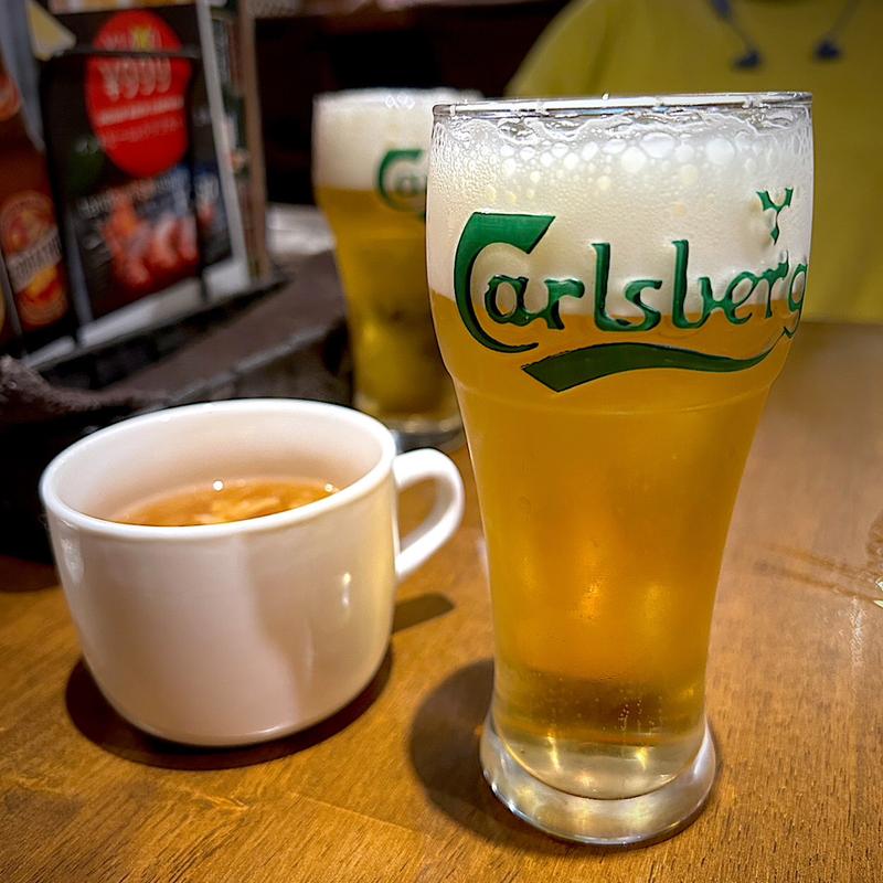 グラスビール2杯(Spice Art （スパイス アート）)