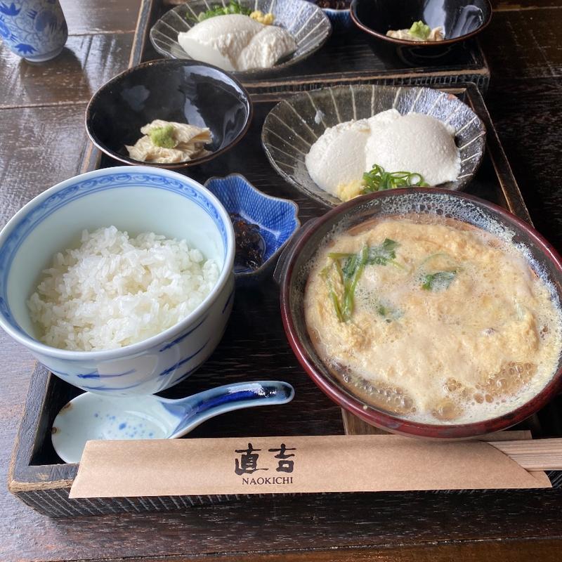 湯葉丼＋湯葉刺しセット(湯葉丼 直吉 （ゆばどん なおきち）)