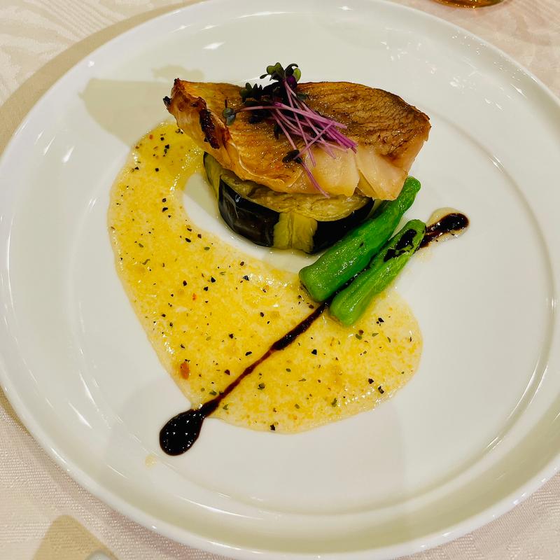 ディナーコース　魚のソテー(ベルセゾン)