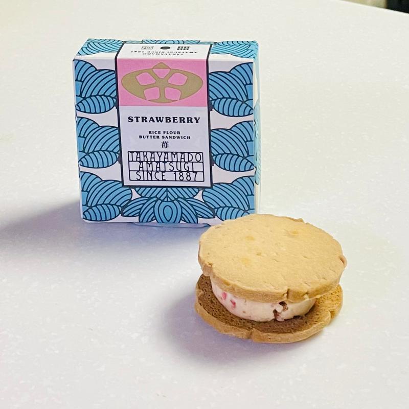米粉のバターサンド　いちご(TAKAYAMADO AMATSUGI 新大阪店（髙山堂 甘継）)