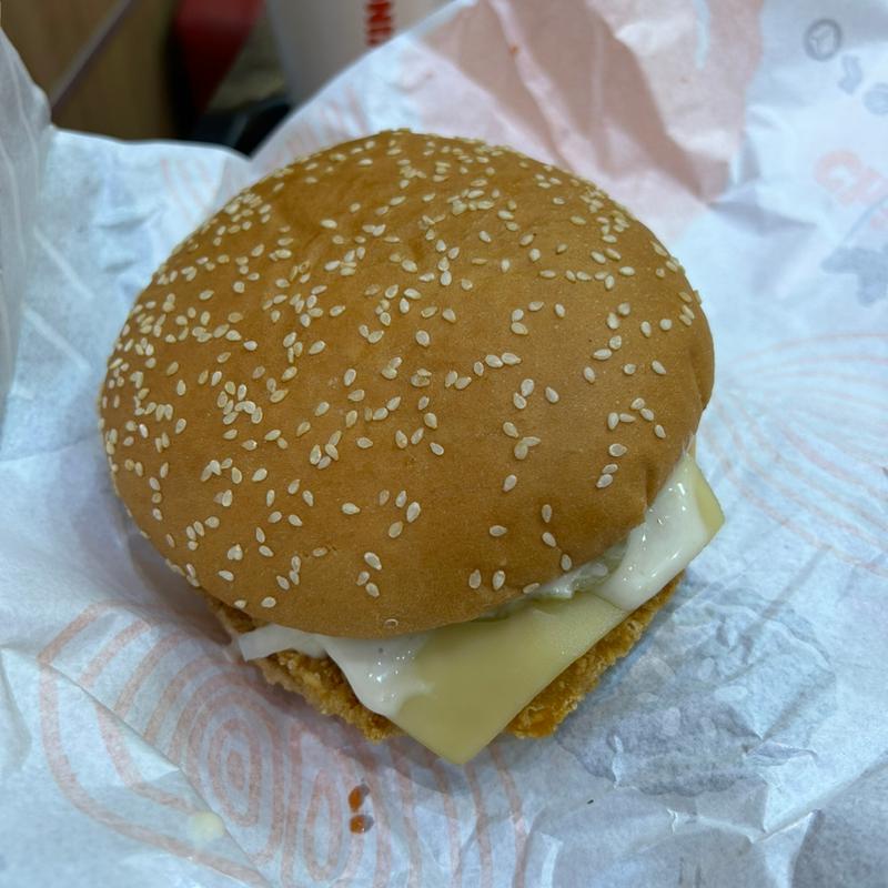 グレートホワイト・チーズバーガー チキン(バーガーキング イオンタウン千種店)