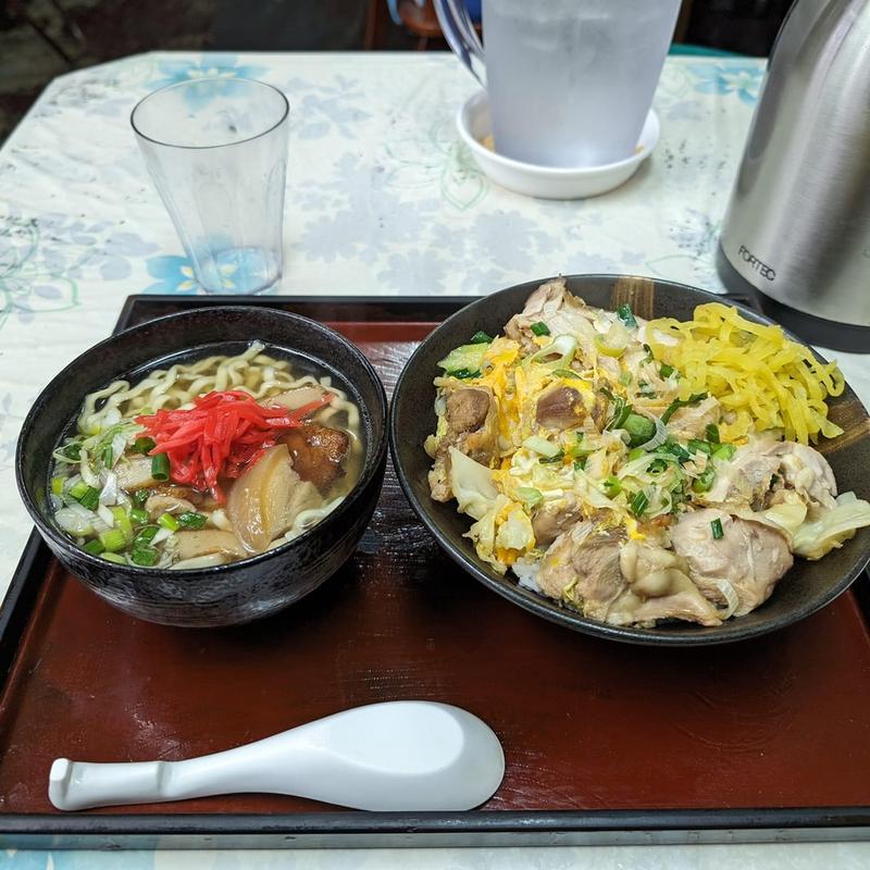 親子丼セット(高良食堂 )