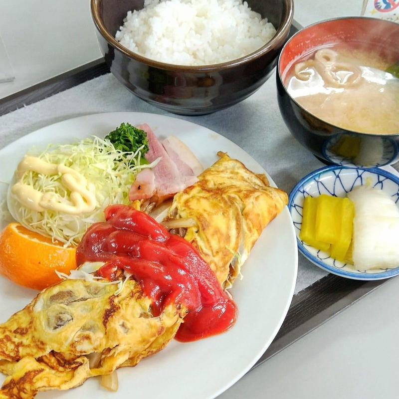 オムレツ定食(清乃屋食堂 )