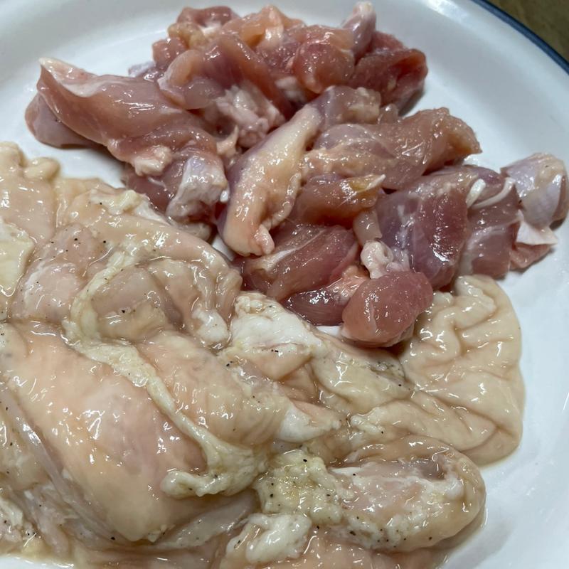 鶏もも肉&上ホルモン(元祖　京城屋)
