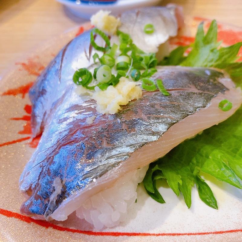 天然小アジ姿握り（骨無し）(すし辰 ゆめタウン廿日市店 （スシタツ）)