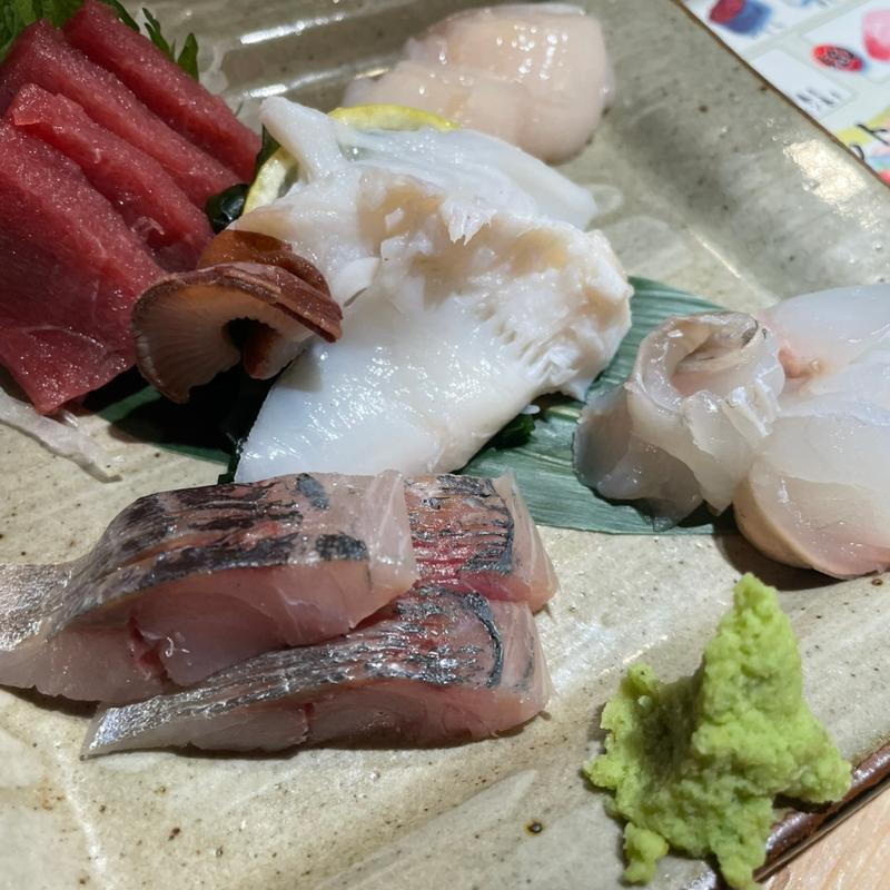 刺身5点盛り(立喰い処 ちょこっと寿し 本店)