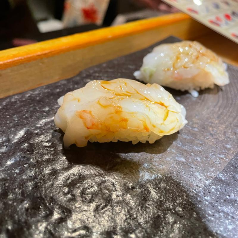 ボタン海老(立喰い処 ちょこっと寿し 本店)