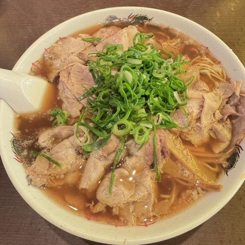 大盛りチャーシュー麺(来来亭 茨木寺田店)