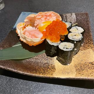 エビカニ合戦(赤酢寿司と米油天ぷら 漁天 今池本店)