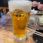 生ビール大(とんちゃん横井)