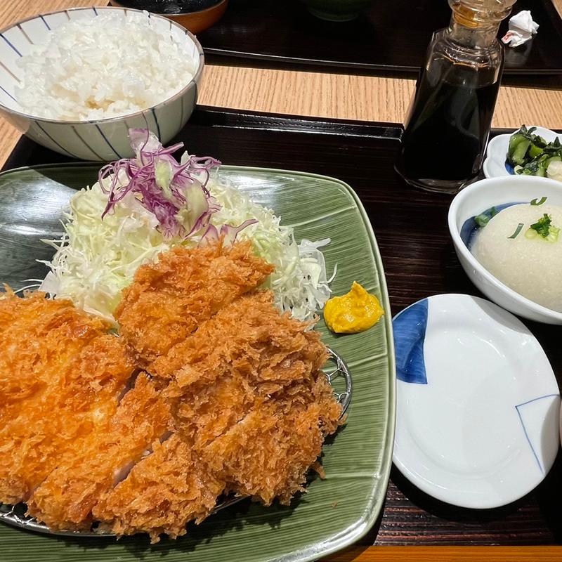 ひれロース盛り合わせ御飯➕大根おろし(とんかついなば和幸 シャポー市川店 )