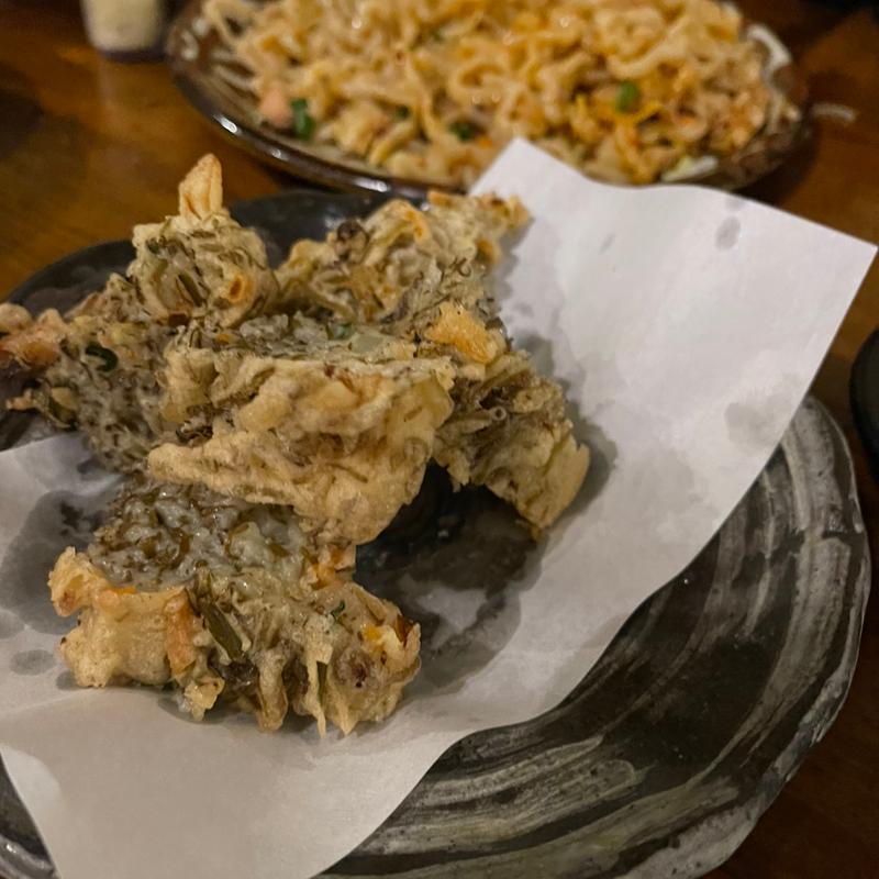 もずくの天麩羅(南国酒場 アヤパニ)