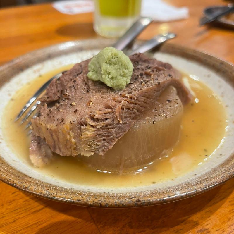 茹でタン(牛タンいろ葉 国際通りのれん街)