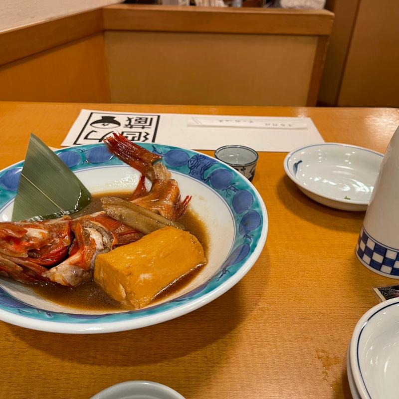 金目鯛の煮付け(第二力酒蔵)