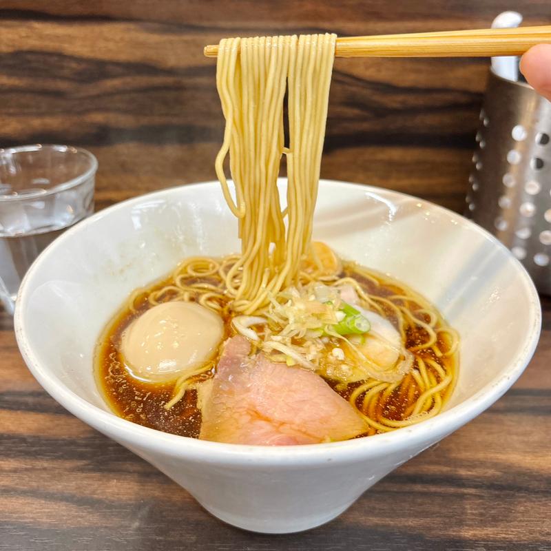 アジ煮干中華そば(中華そば 梟)