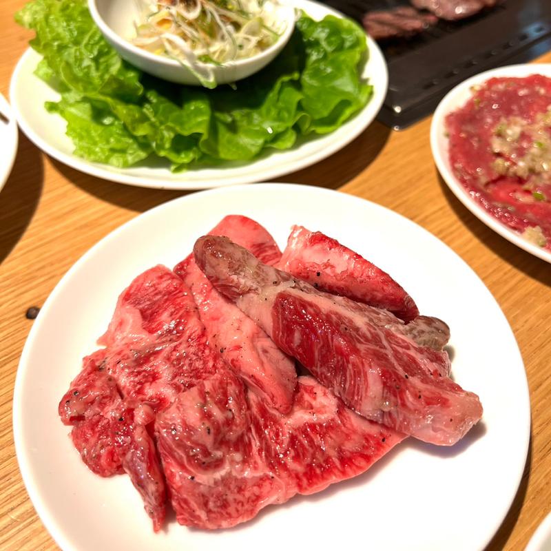 中落ちカルビのサムギョプサル(ビーフキッチン 中目黒本店)