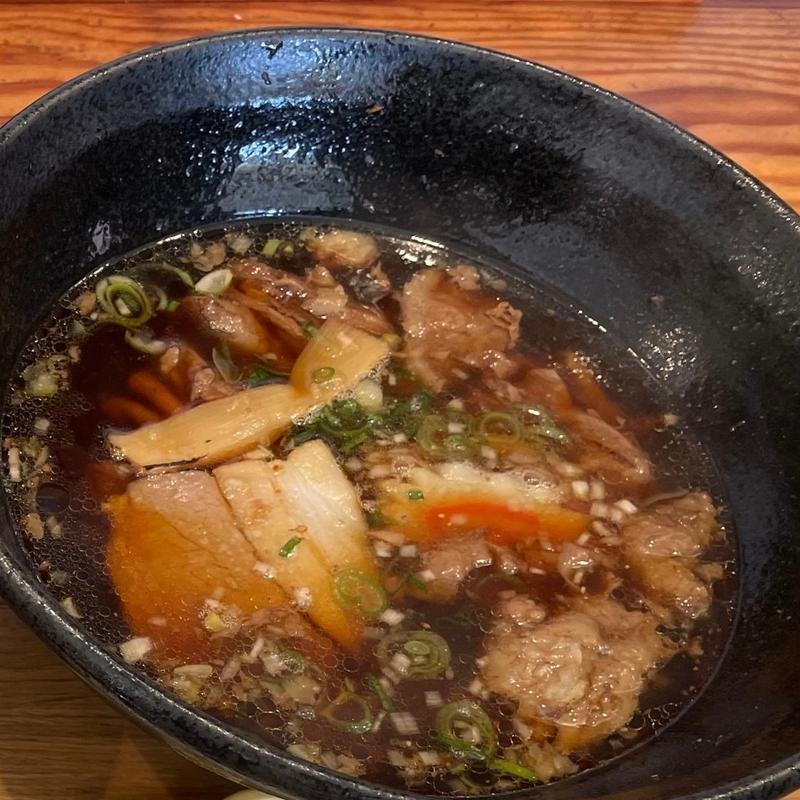 肉つけ麺(うどんの釜くら)